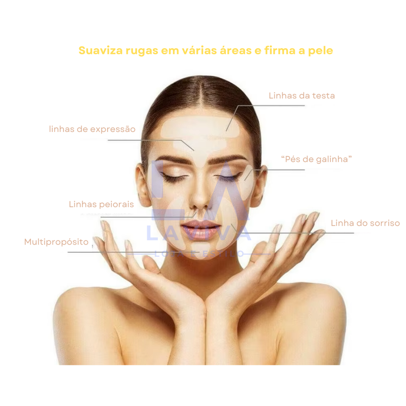 Adesivo de Silicone Anti-Rugas (16 peças)