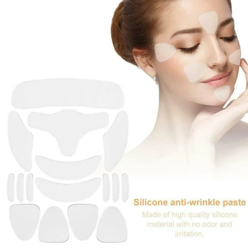 Adesivo de Silicone Anti-Rugas (16 peças)